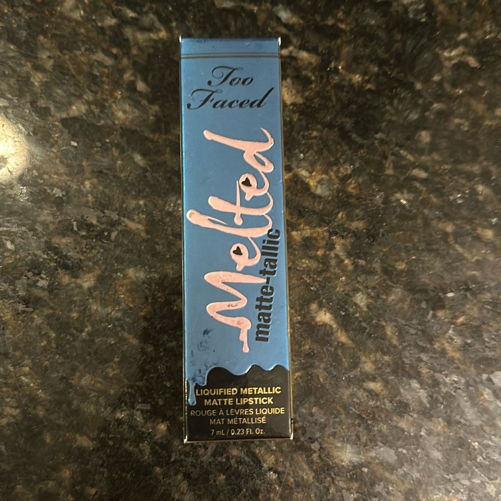 Too Faced Melted Matte-Tallic The Real Teal